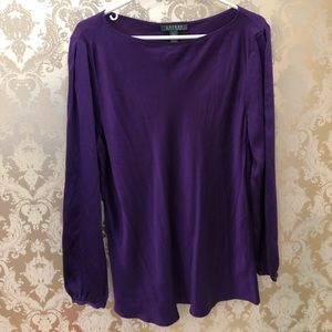 Ralph Lauren XL silk blouse